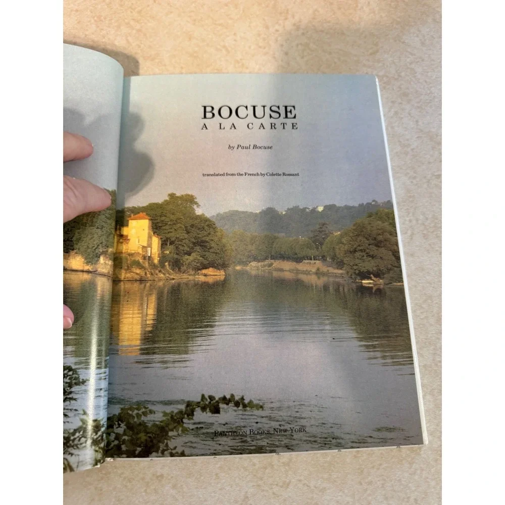 Bocuse A La Carte by Paul Bocuse First American Edition 1987 French Cookbook